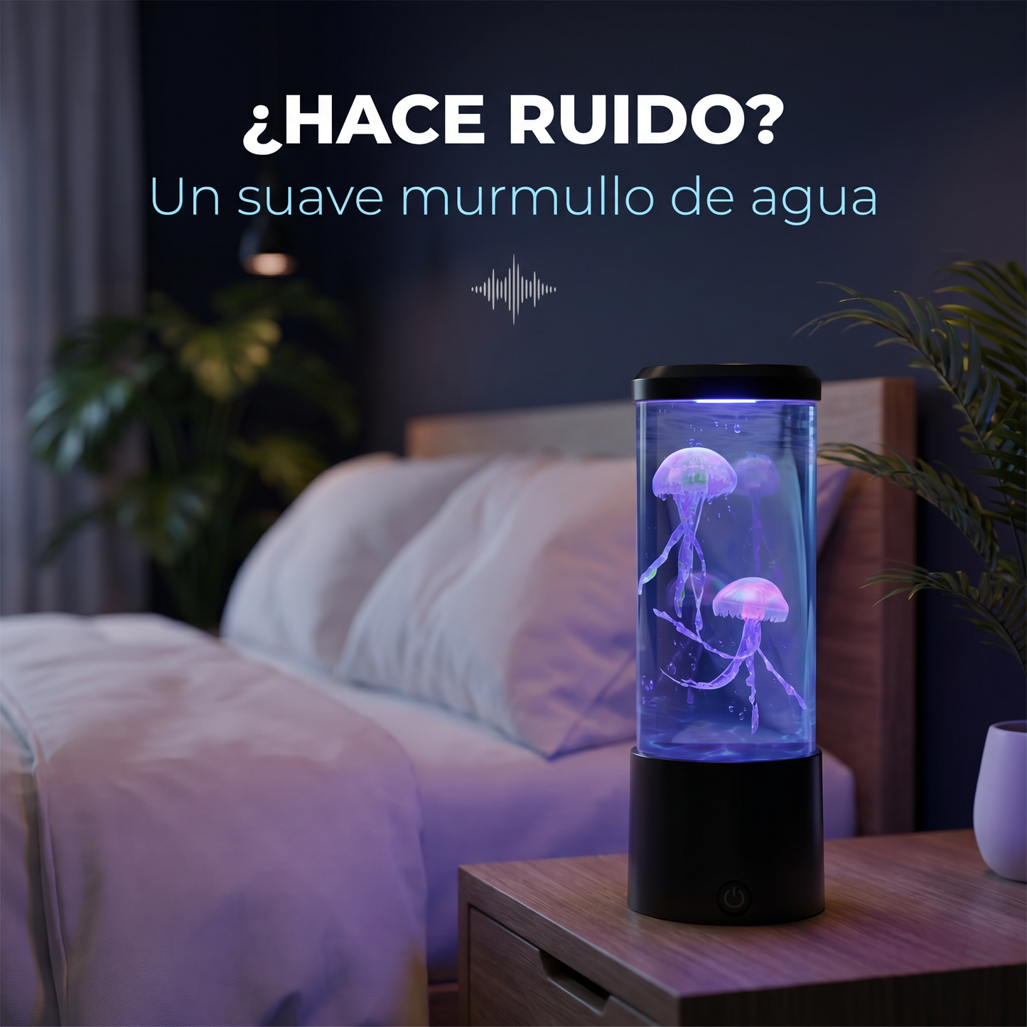 Lámpara Ambiental de Medusas LED