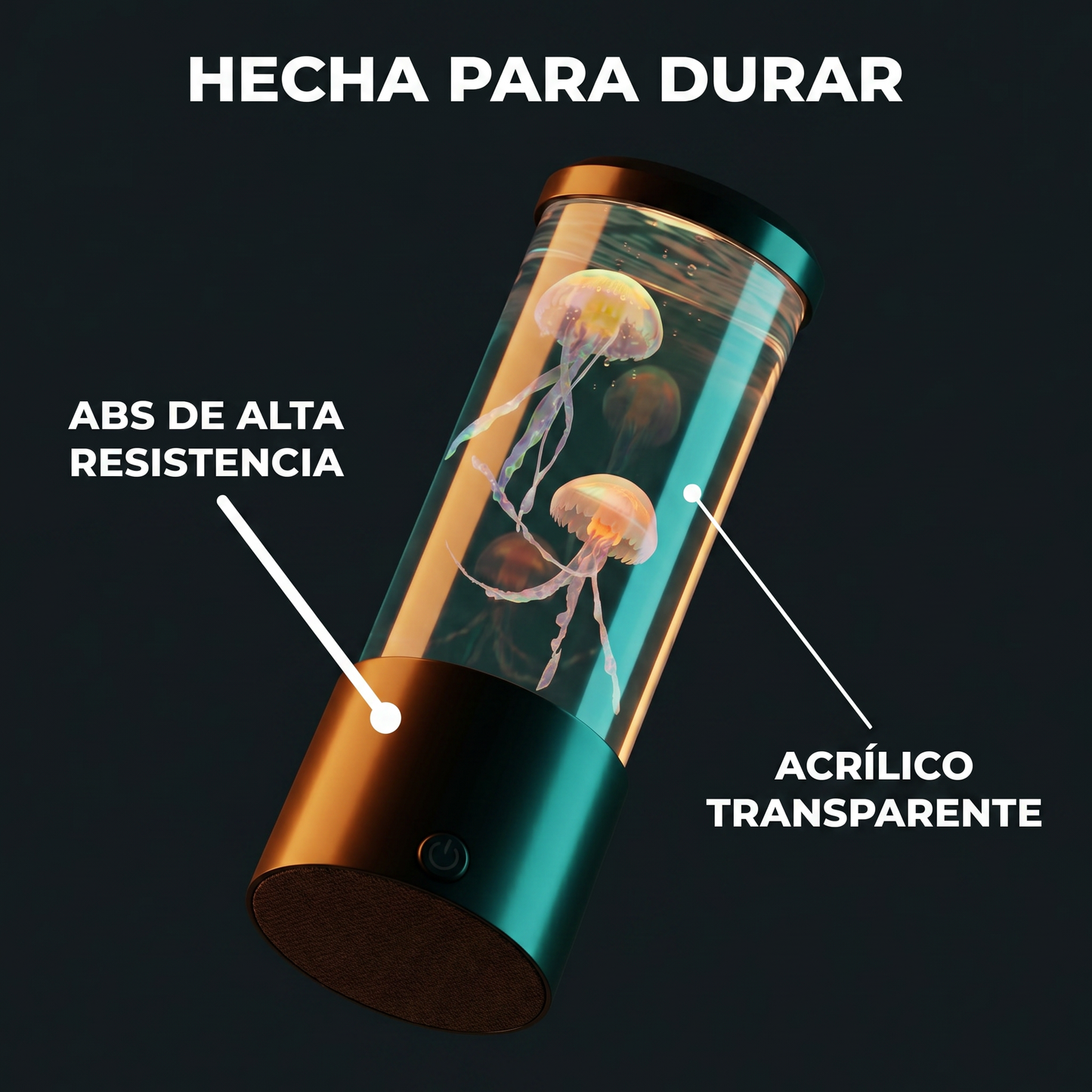 Lámpara Ambiental de Medusas LED