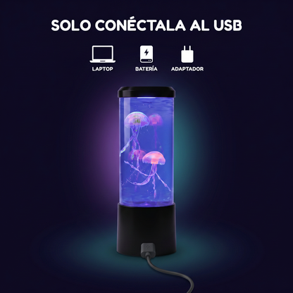 Lámpara Ambiental de Medusas LED